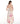 Frank Lyman woven peach and pink dress